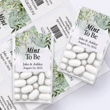 Mint to Be Wedding Favor Stickers for Tic Tac Boxes - XOXOKristen