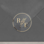 Monogram Envelope Seals for Wedding Invitations - XOXOKristen