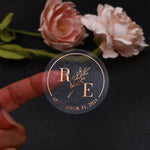 Monograms and Floral Branch Envelope Seals - XOXOKristen