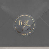 Monograms and Floral Branch Envelope Seals - XOXOKristen