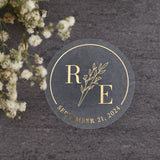 Monograms and Floral Branch Envelope Seals - XOXOKristen