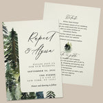 Mountain Wedding Invitation - XOXOKristen