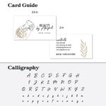 Nude Florals Business Cards - XOXOKristen