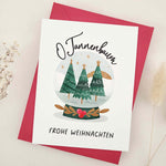 O Tannenbaum Frohe Weihnachten Card - XOXOKristen