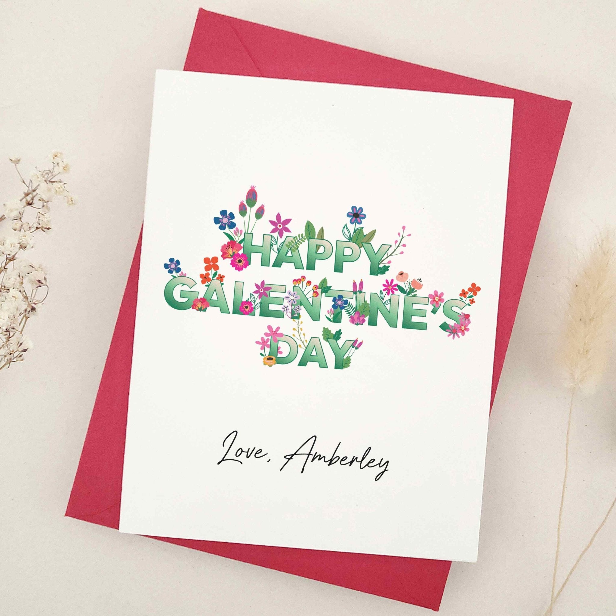 Personalized Happy Galentine's Day Card - XOXOKristen