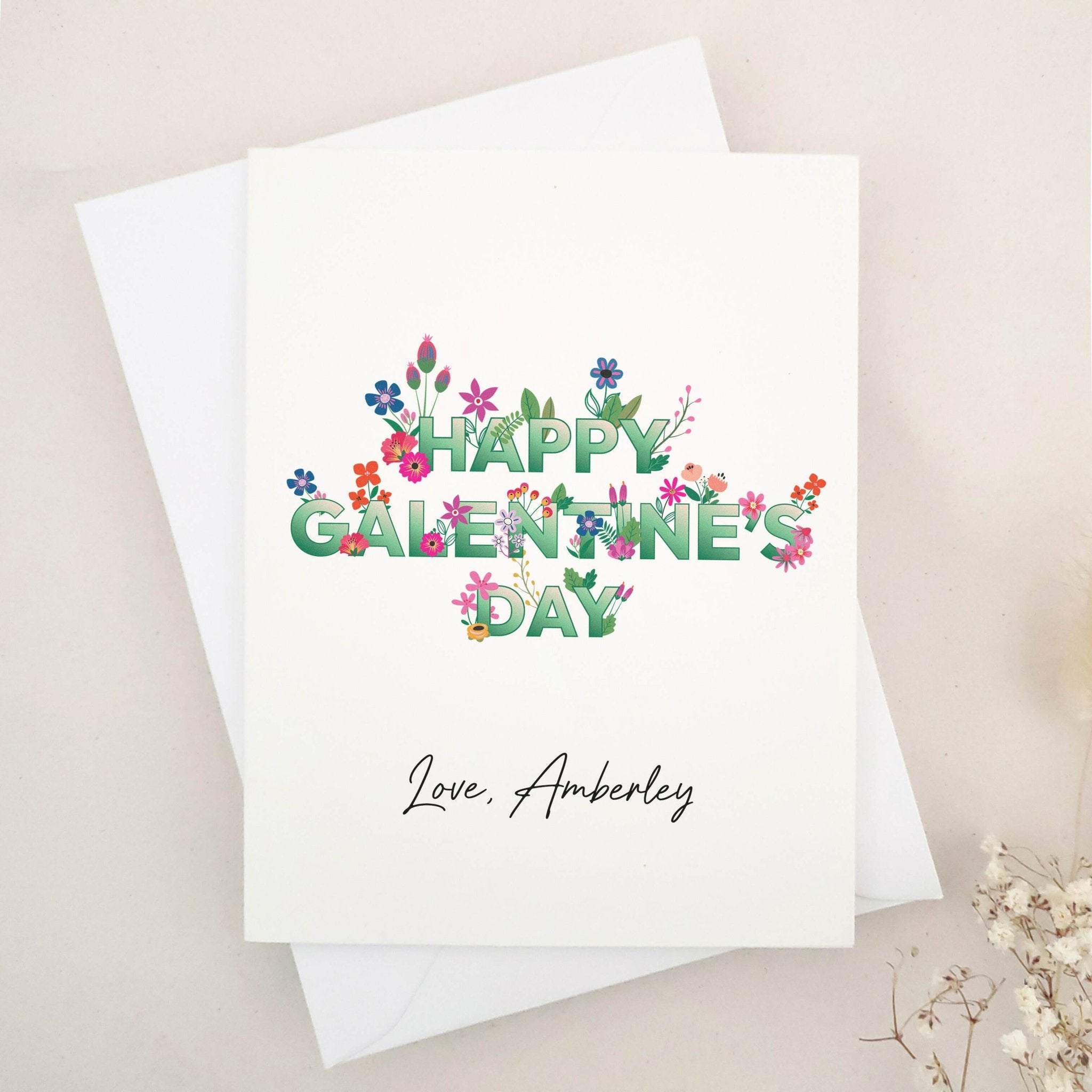 Personalized Happy Galentine's Day Card - XOXOKristen