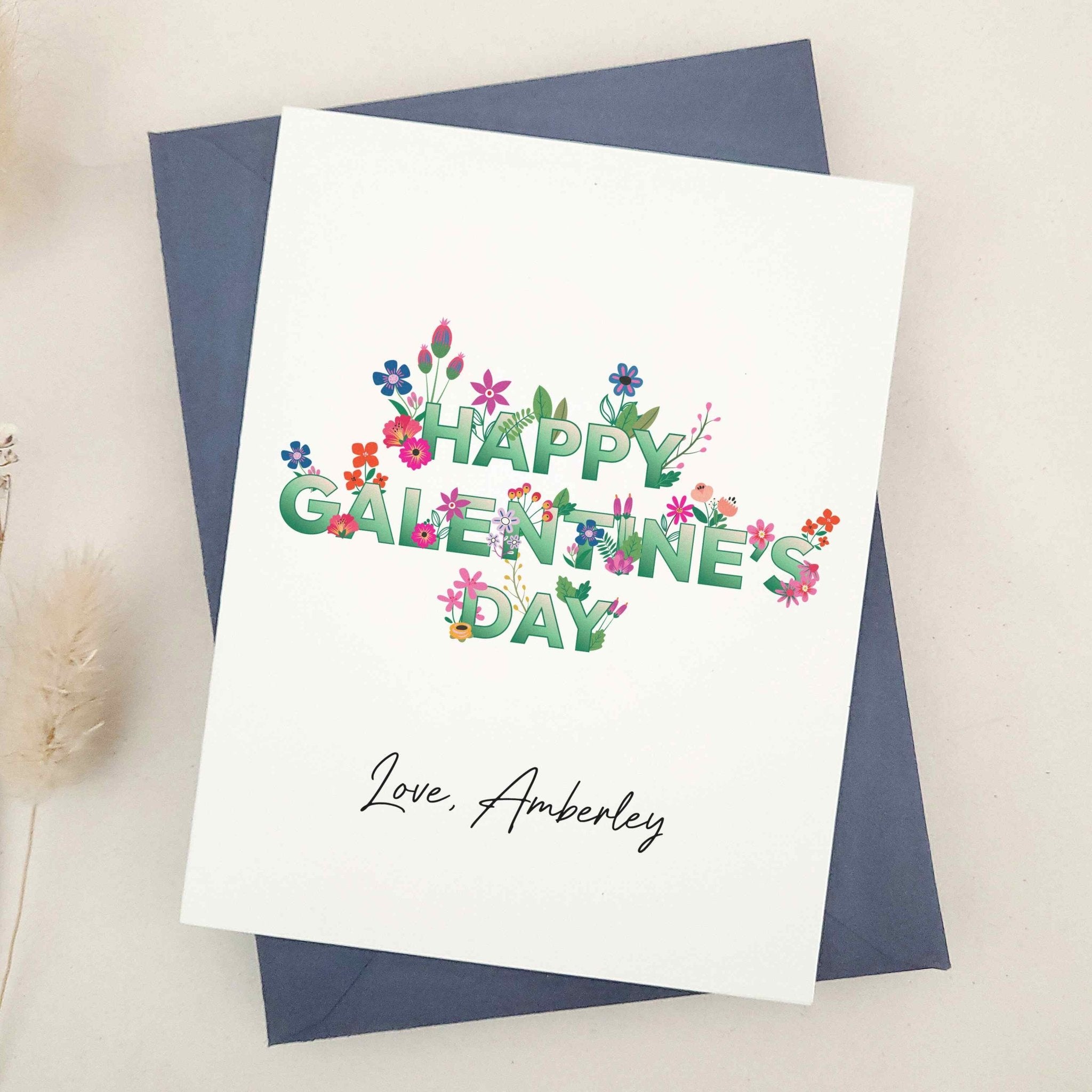 Personalized Happy Galentine's Day Card - XOXOKristen