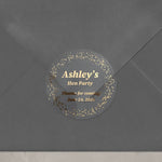 Personalized Hen Party Clear Stickers - XOXOKristen