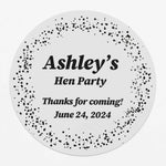 Personalized Hen Party Clear Stickers - XOXOKristen