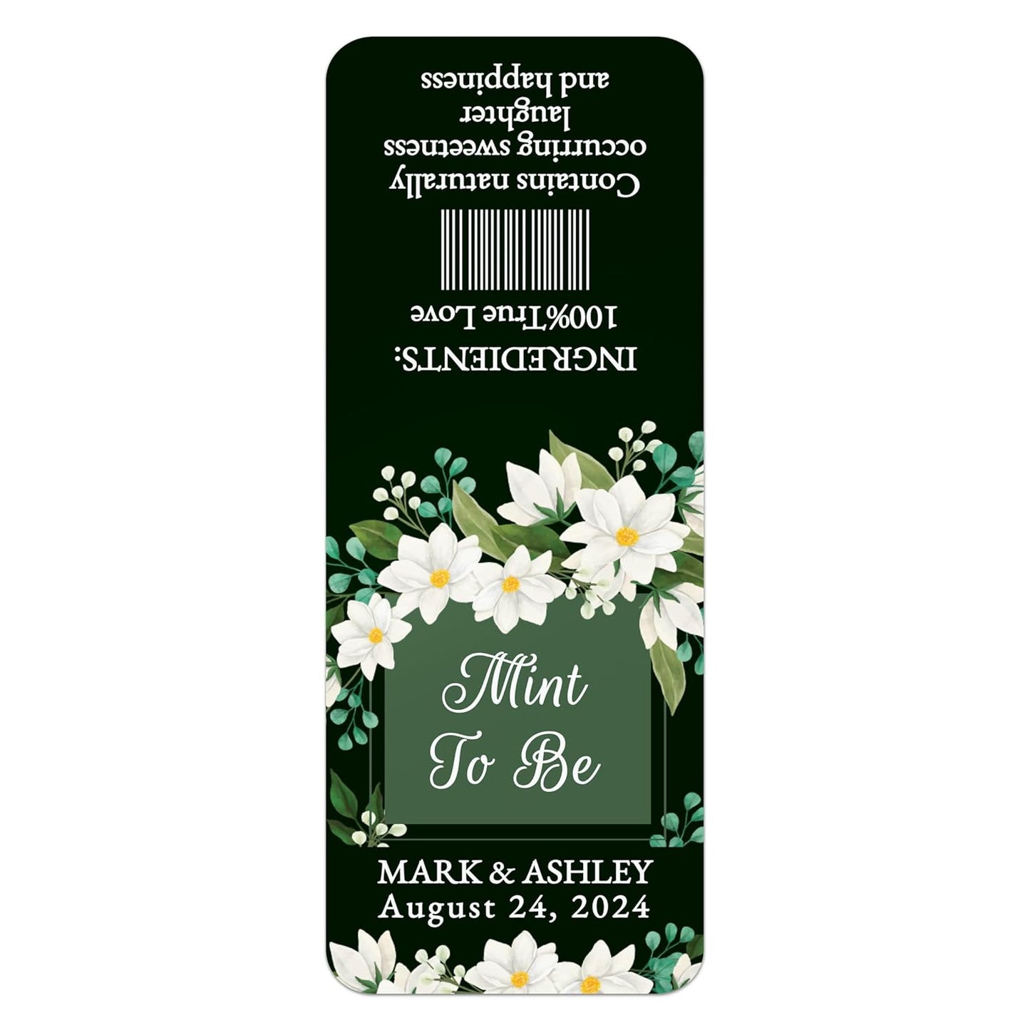 Personalized "Mint to Be" Wedding Favor Stickers - XOXOKristen
