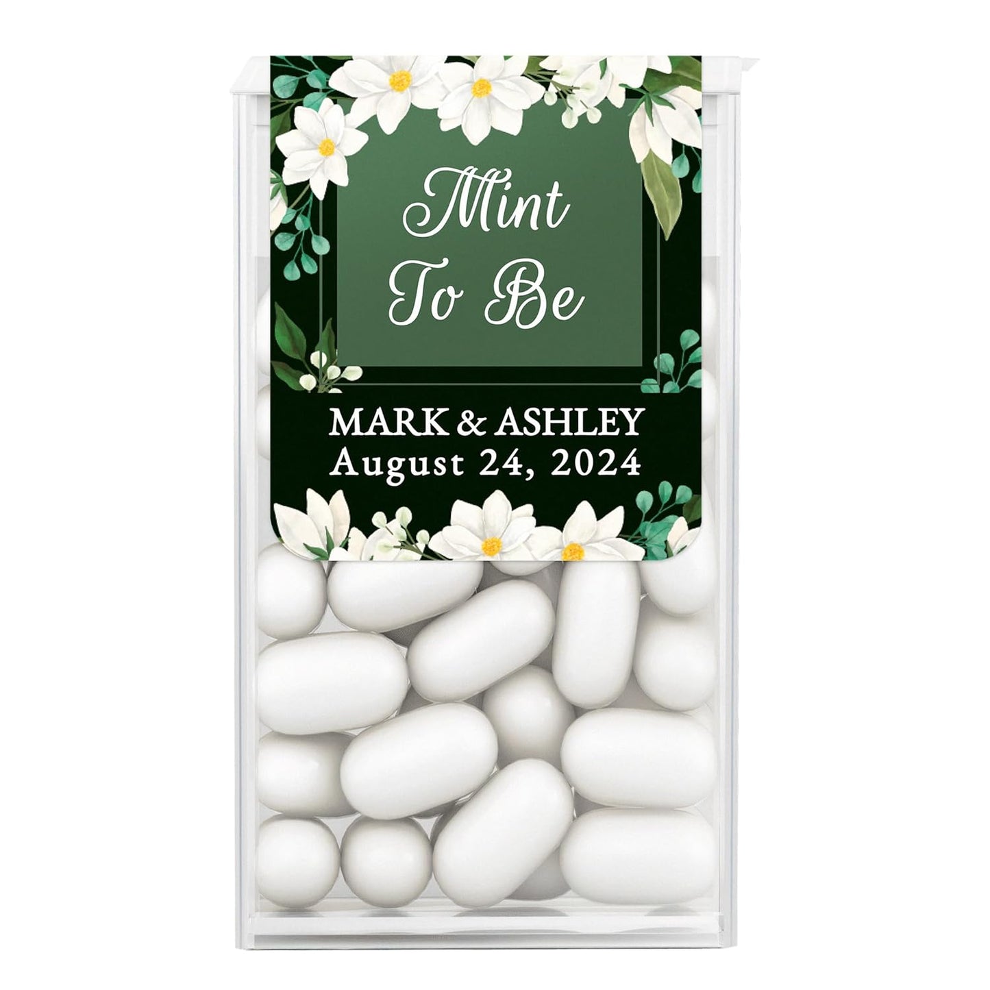 Personalized "Mint to Be" Wedding Favor Stickers - XOXOKristen