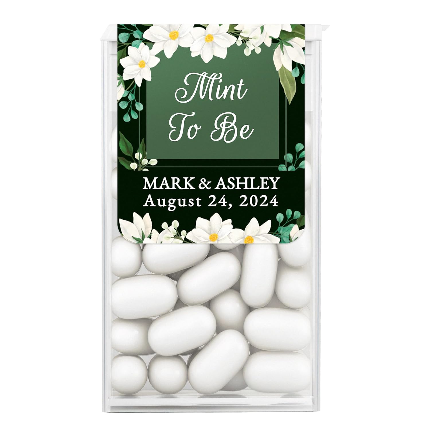 Personalized "Mint to Be" Wedding Favor Stickers - XOXOKristen