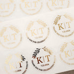 Personalized Thank you Wedding Labels - XOXOKristen