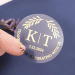 Personalized Thank you Wedding Labels - XOXOKristen