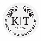Personalized Thank you Wedding Labels - XOXOKristen
