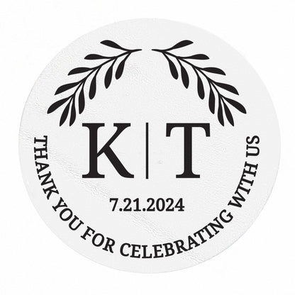Personalized Thank you Wedding Labels - XOXOKristen