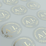 Personalized Wedding Thank you for celebrating with us Stickers - XOXOKristen