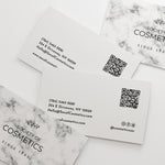 QR Code Business Card with Marble Design - XOXOKristen