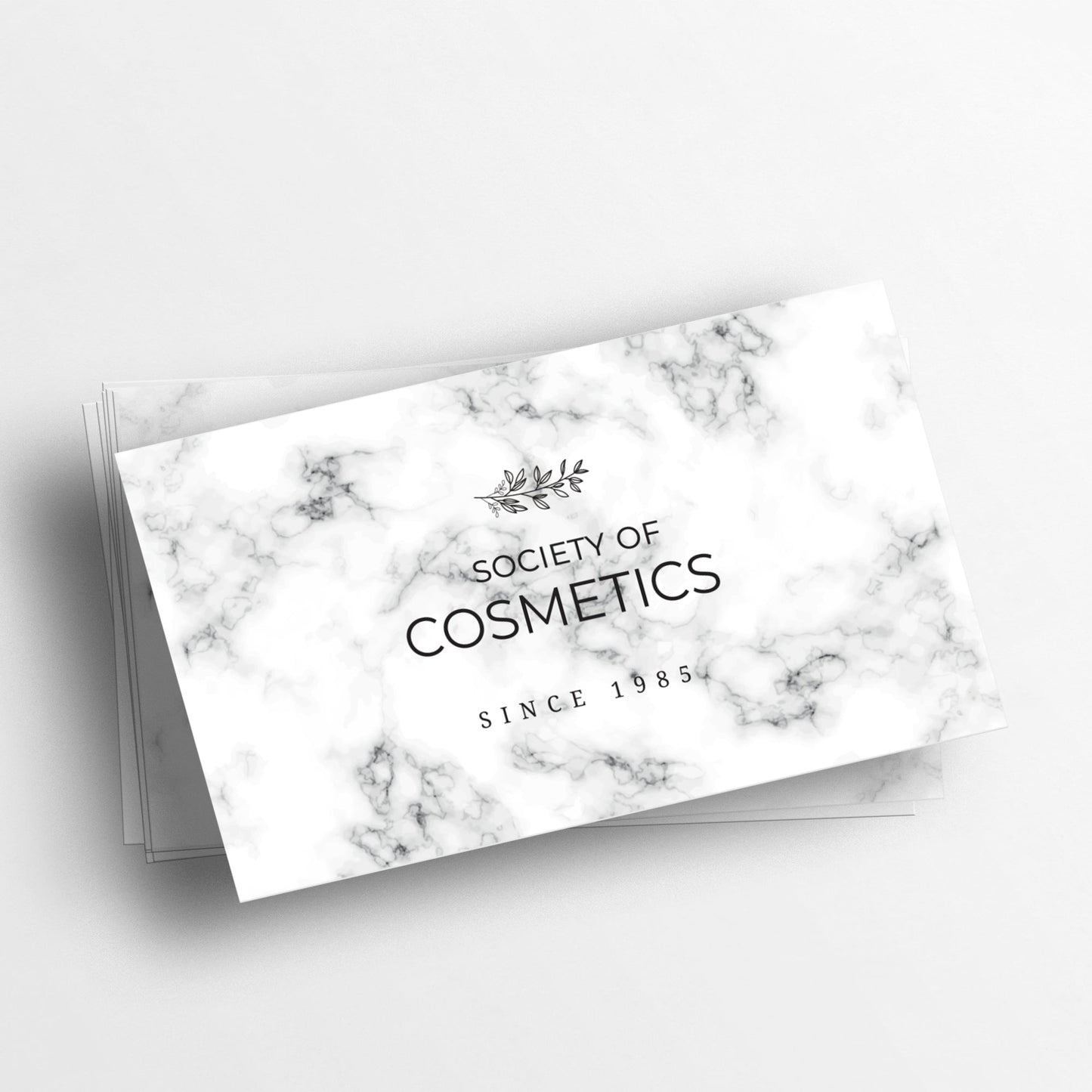QR Code Business Card with Marble Design - XOXOKristen