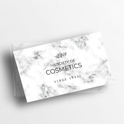 QR Code Business Card with Marble Design - XOXOKristen