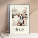 Romantic Wedding Thank You Cards with Photo - XOXOKristen