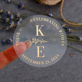 Round Thank you for celebrating with us Stickers - XOXOKristen