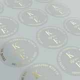Round Thank you for celebrating with us Stickers - XOXOKristen