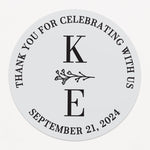 Round Thank you for celebrating with us Stickers - XOXOKristen