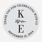 Round Thank you for celebrating with us Stickers - XOXOKristen