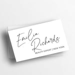 Simple Black and White Business Cards - XOXOKristen