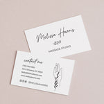 Simple Floral Business Card - XOXOKristen