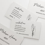 Simple Floral Business Card - XOXOKristen