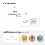 Simple Floral Business Card - XOXOKristen