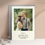 Simple Wedding Thank You Cards with Photo - XOXOKristen