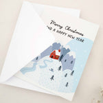 Snowy Merry Christmas and Happy New Year Card - XOXOKristen