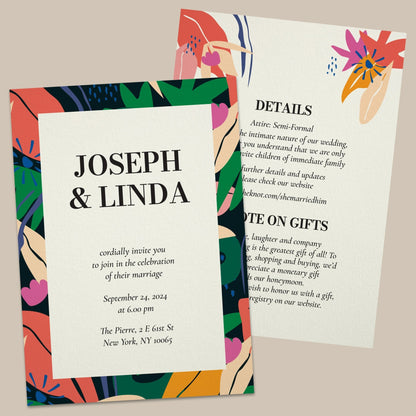 Summer Wedding Invitations - XOXOKristen