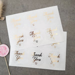 Thank You Stickers with Gold Heart - XOXOKristen