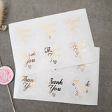 Thank You Stickers with Gold Heart - XOXOKristen