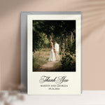 Timeless Wedding Thank You Cards with Photo - XOXOKristen
