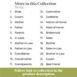 To my In - laws on my Wedding Day Greenery Note Card - XOXOKristen
