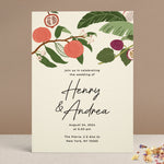 Tropical Fruits and Trees Wedding Invites - XOXOKristen