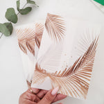 Tropical Wedding Invitation Jacket Sleeve - XOXOKristen