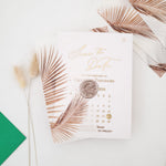 Tropical Wedding Invitation Jacket Sleeve - XOXOKristen