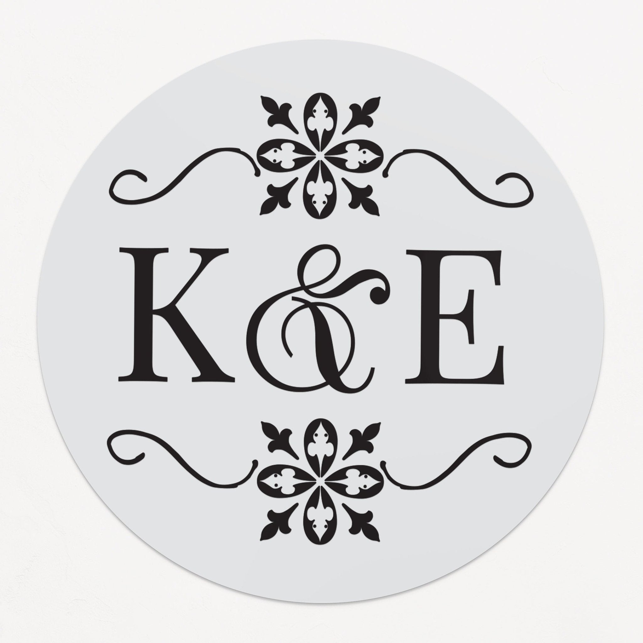 Wedding Stickers for Favors with Monograms - XOXOKristen