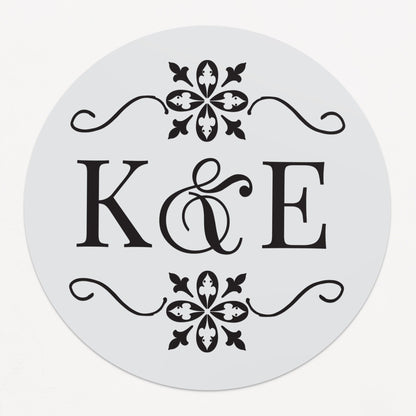 Wedding Stickers for Favors with Monograms - XOXOKristen