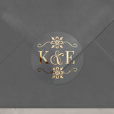 Wedding Stickers for Favors with Monograms - XOXOKristen
