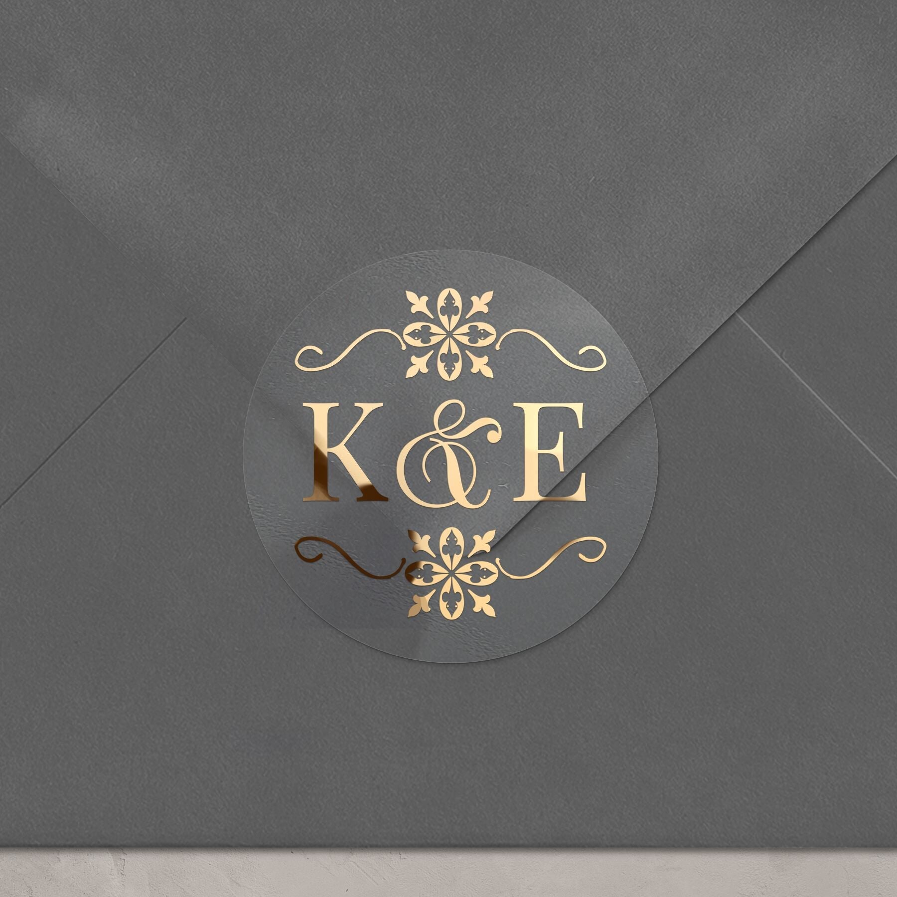 Wedding Stickers for Favors with Monograms - XOXOKristen