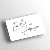 Wedding Website Card with QR Code and Modern Calligraphy - XOXOKristen