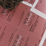 Personalized product labeling stickers with ingredients - XOXOKristen