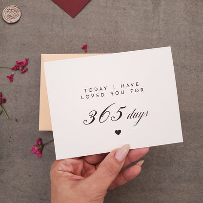  First Anniversary For Girlfriend Wife Husband Boyfriend - XOXOKristen